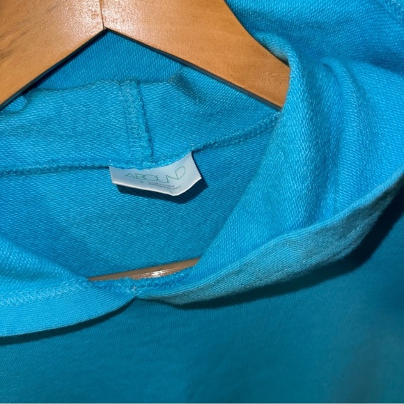 New Knit Pullover Hoodie, ABOUND, Small, River Blue - Picture 6 of 11